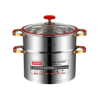 Bộ nồi Hasuka HSK-BN386 - Đáy 5 lớp