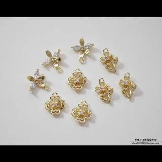 Bông Hoa Nhỏ Mạ Vàng 18K