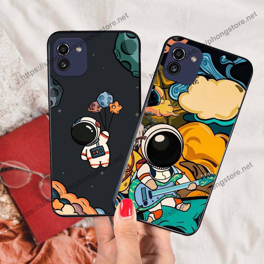 Ốp lưng Samsung A03 / A03 Core vũ trụ phi hành gia cực hot siêu cute-rẻ-bền