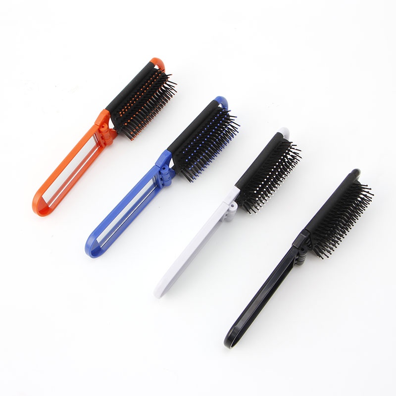 Lược Gấp Gọn Bỏ Túi Kích Thước Nhỏ Gọn Kèm Gương