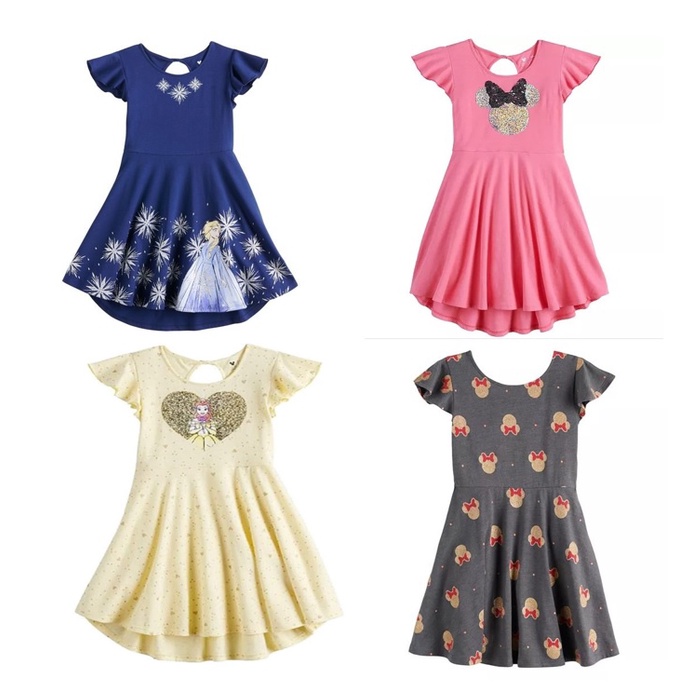 Đầm JB hình Disney bé gái - VN xuất khẩu
