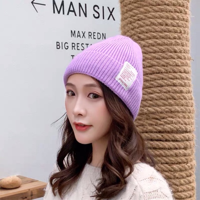 Mũ len beanie - nón len hàn quốc