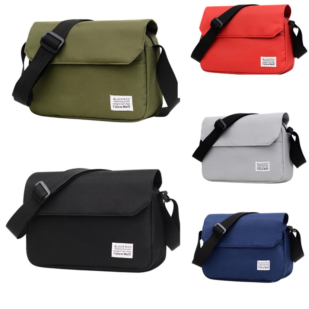 Túi đeo chéo nam thời trang vải canvas, túi chéo nữ unisex phong cách cá tính hàn quốc Qyana Store TX4