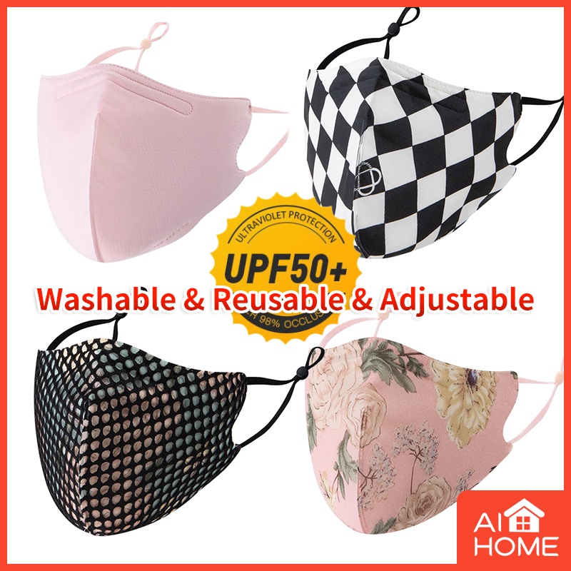 Khẩu Trang Chống Bụi Chống Gió In Họa Tiết Hoa Thời Trang Mùa Hè Có Thể Giặt Và Tái Sử Dụng Cho Người Lớn