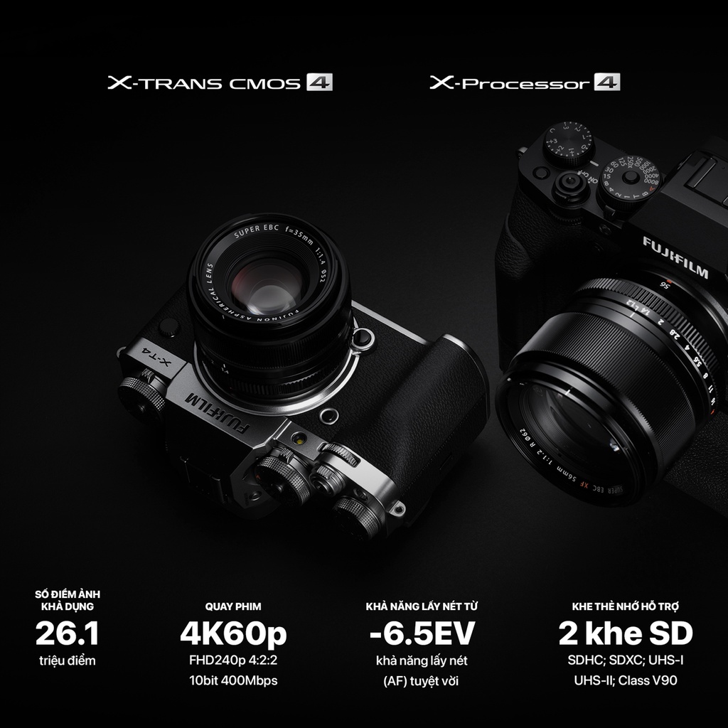 Máy ảnh kỹ thuật số Fujifilm X-T4