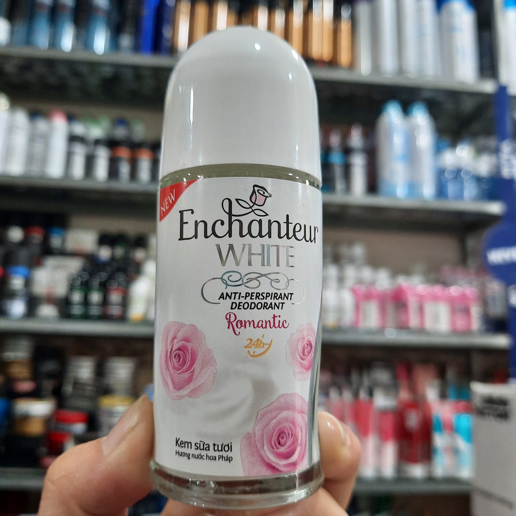 Lăn khử mùi trắng da Enchanteur White Romantic 50ml