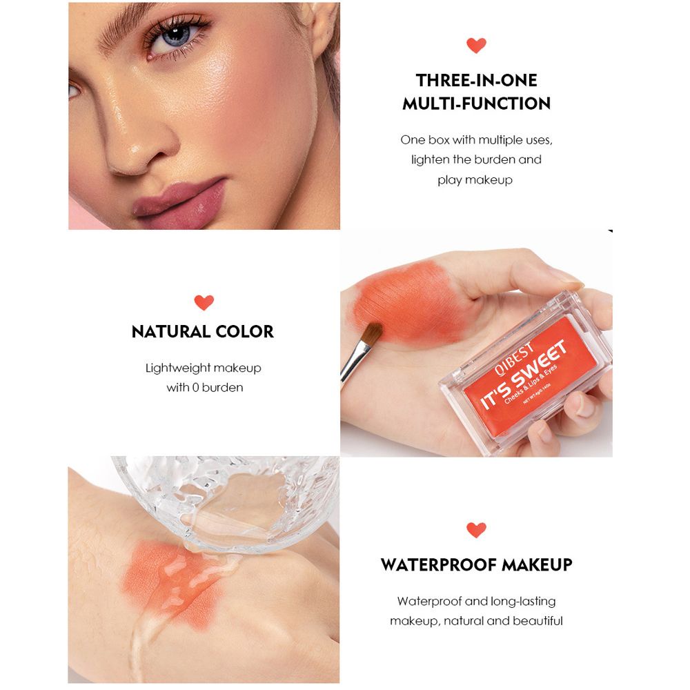 (Hàng Mới Về) Bảng Phấn Mắt / Má Hồng / Bắt Sáng / Phấn Mắt 3 Trong 1 Lì Kháng Nước Lâu Trôi | BigBuy360 - bigbuy360.vn