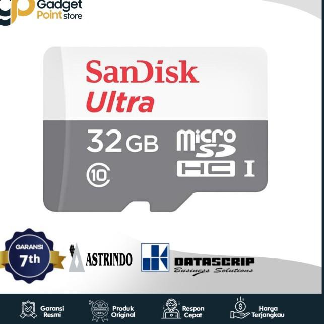 Sandisk Bộ Chuyển Đổi Microsd Ultra 32gb Up Sang 80mb / S Class 10 Không Có Adapter