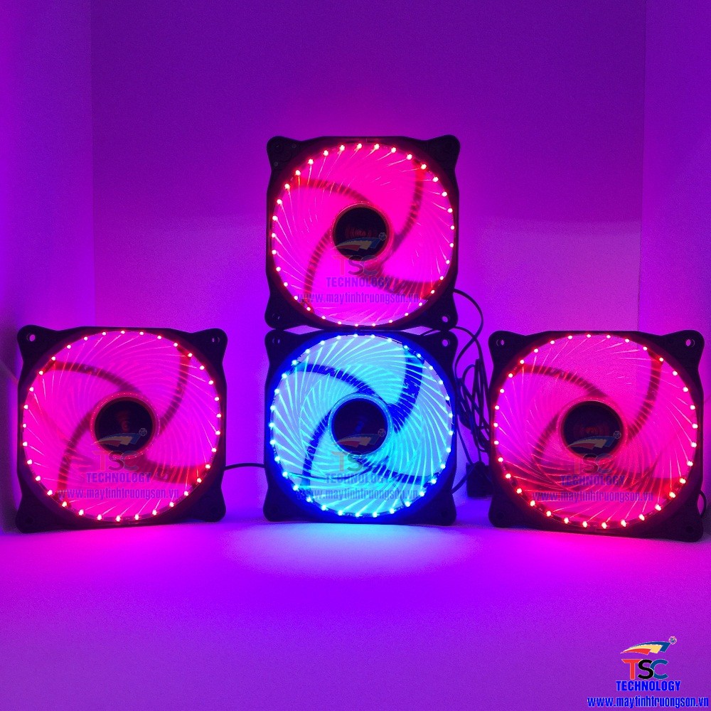 Fan Led 12cm Led 33 Bóng Lắp Case