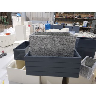 [Tặng kèm chân thép] Chậu composite
