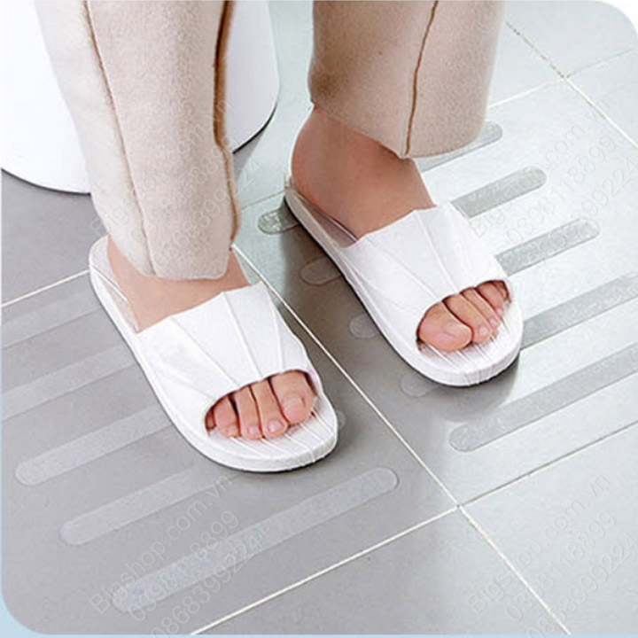 Miếng dán chống trơn trượt nhà tắm, bằng nhựa PEVA chống nước