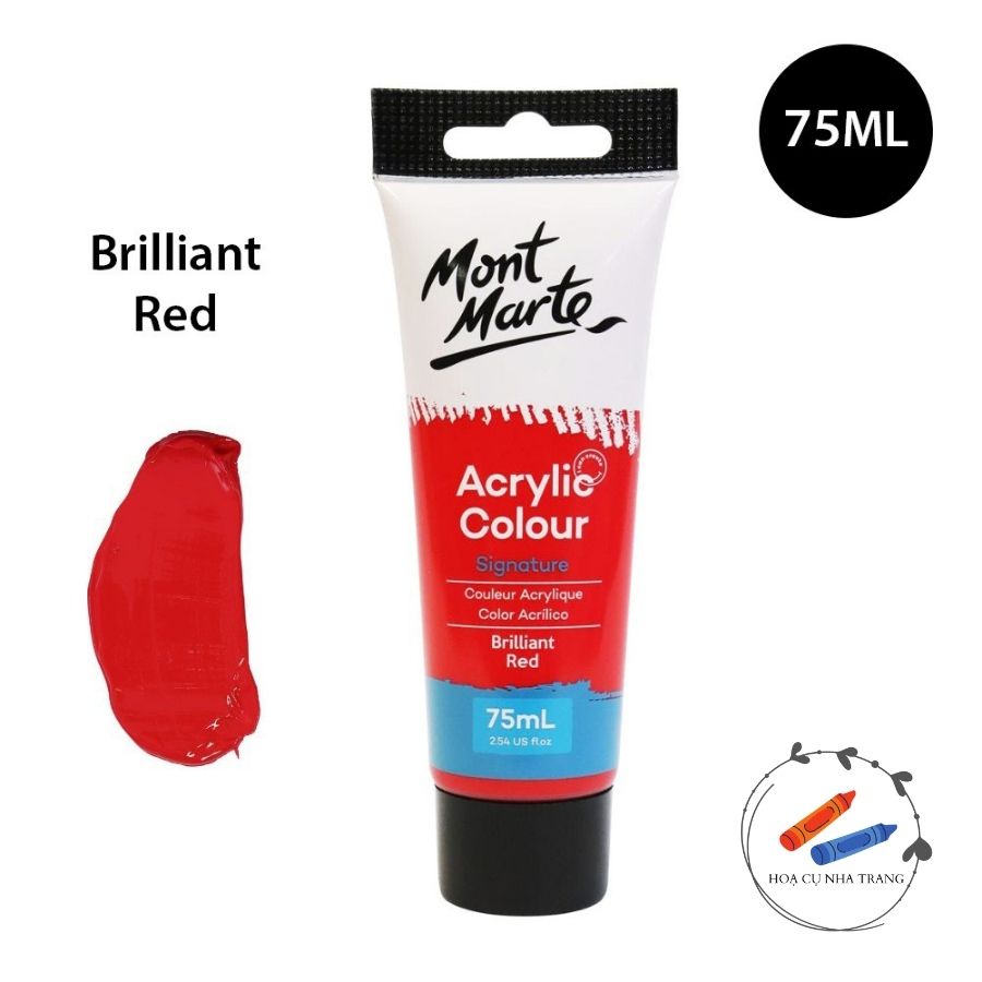 Bảng Màu Acrylic Mont Marte Tuýp 75ml