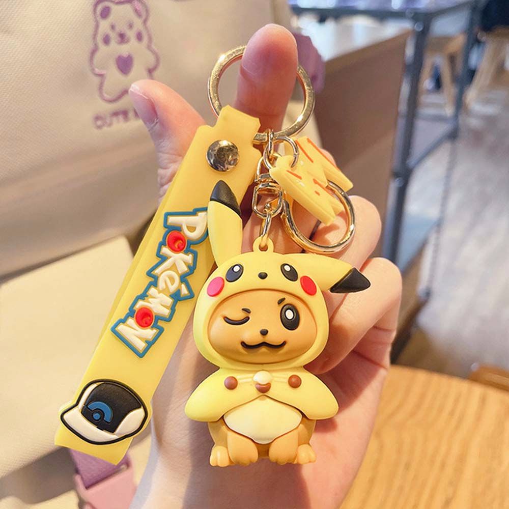 Móc Chìa Khóa Hình Pokemon Hoạt Hình Dễ Thương