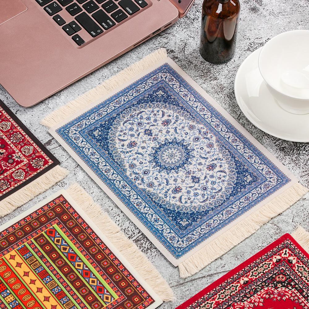 PEARLVN 1 Miếng Lót Chuột Chơi Game Thủ Công Siêu Bền Phong Cách Ba Tư Độc Đáo