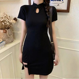 Đầm Nữ phong cách sườn xám Trung Hoa