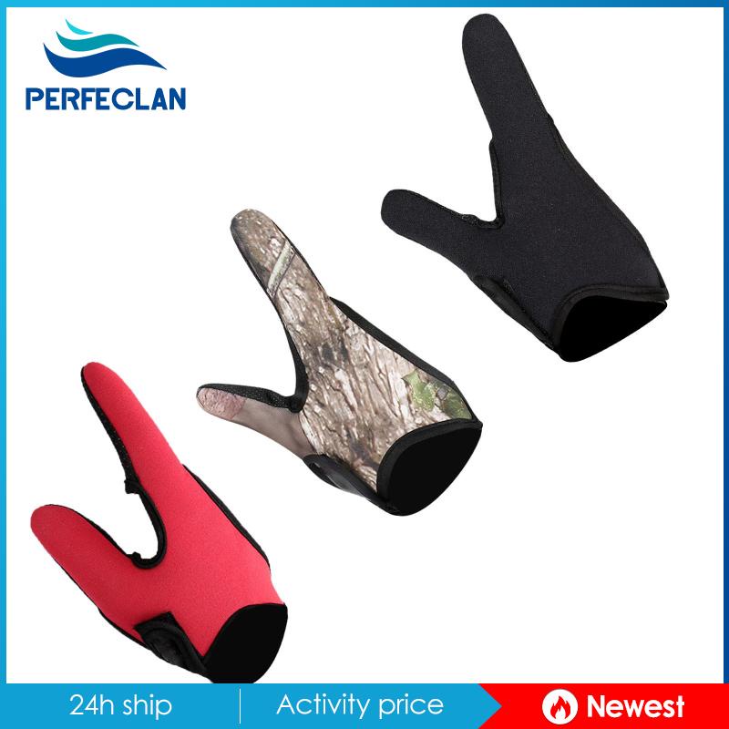 Găng Tay Câu Cá Hai Ngón Co Giãn Unisex
