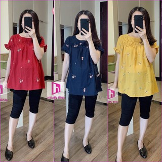 Áo Bầu Hè - Thô Lụa Siêu Mát