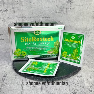 Bột CẦN TÂY DIỆP LỤC SITO ROXTECH hỗ trợ giảm cân, duy trì vốc dáng – Hộp  30 gói ( dùng trong 15 ngày )