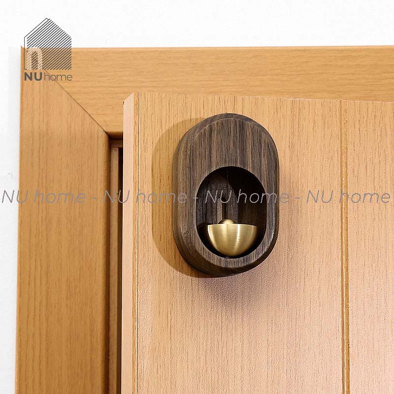 nuhome.vn | Chuông cửa bằng gỗ - Ring, chuông cửa phong cách Nhật Bản thiết kế đơn giản nhỏ gọn