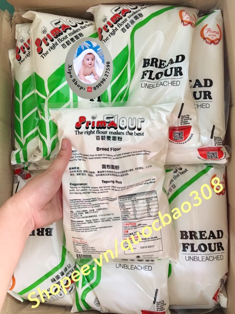 1kg Bột Bánh Mì Số 13 Prima Bread Flour