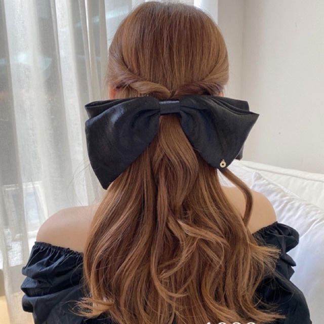 Kẹp tóc nữ nơ to nữ tính - Maben