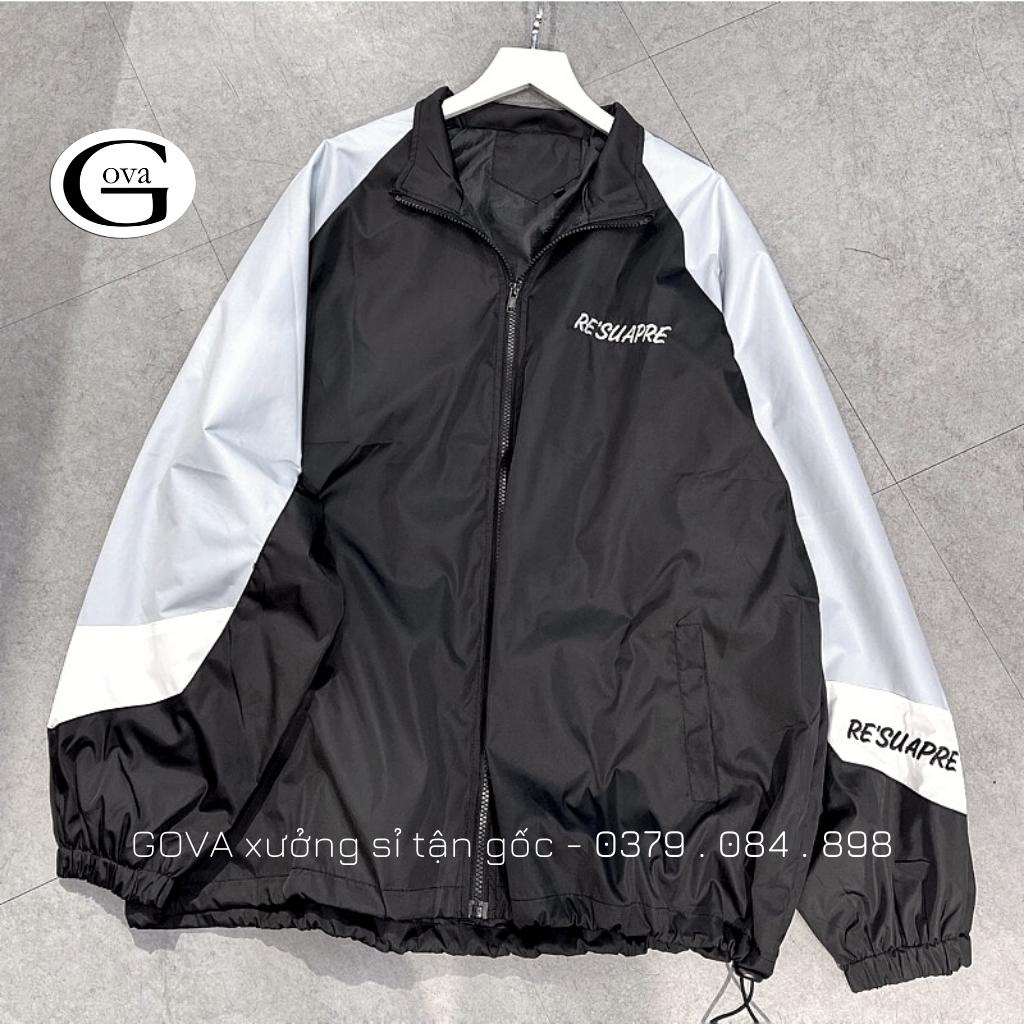 Áo Khoác Dù RE' SUAPRE 2 Lớp Form Rộng Nam Nữ Unisex, Áo Gió Bomber Chống Nắng Ulzzang GOVA