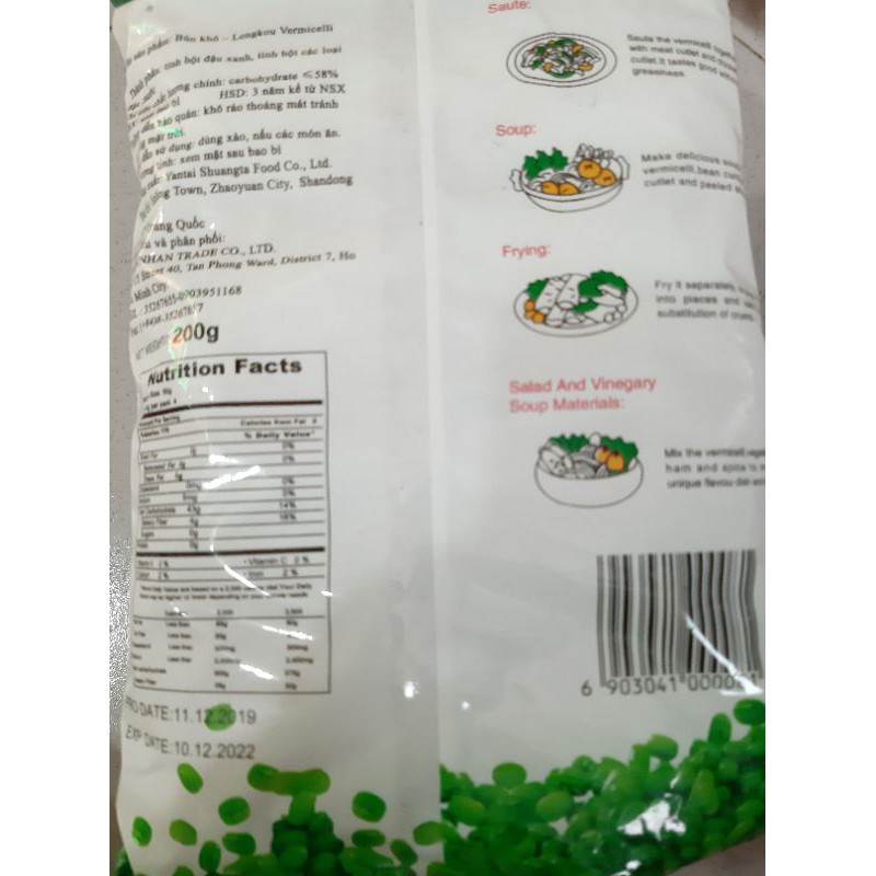Miếng đậu xanh gói 200g