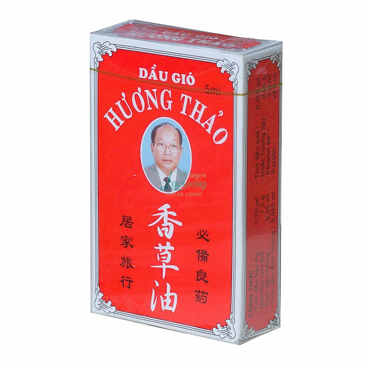 Lố 12 Chai Dầu gió Hương Thảo 5ml : Thông mũi, giảm đau đầu, đau bụng, hỗ trợ hiệu nghiệm chứng viêm xoang