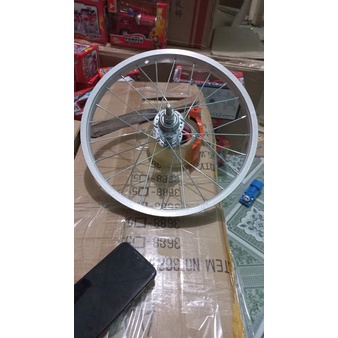 Phụ kiện xe đạp 16 inch bánh niền inox bánh trước