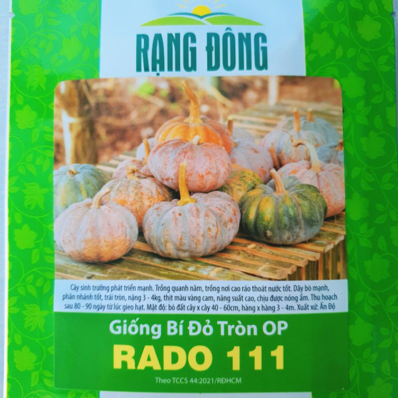 Hạt Giống Bí đỏ tròn OP 1g