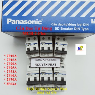 [PANASONIC] Cầu Dao Tự Động MCB 2 Pha