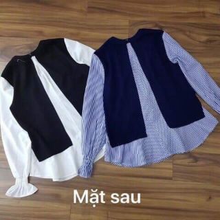 Áo sơ mi pha cho nữ