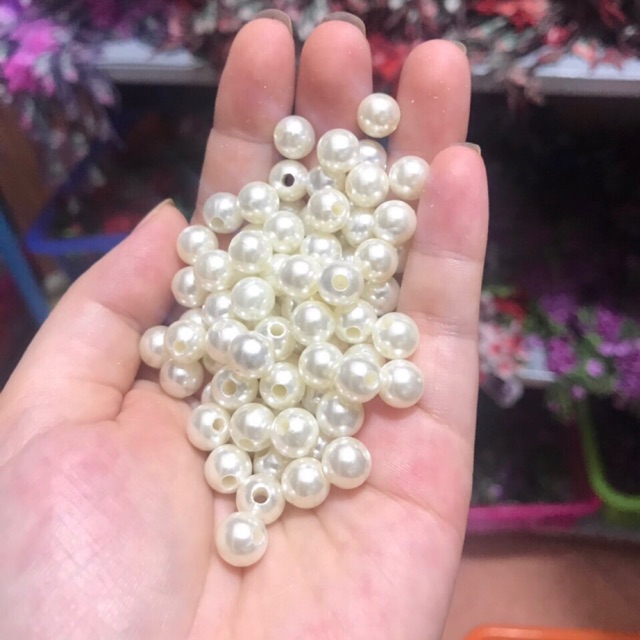 Hạt trai cao cấp kết áo size 8mm