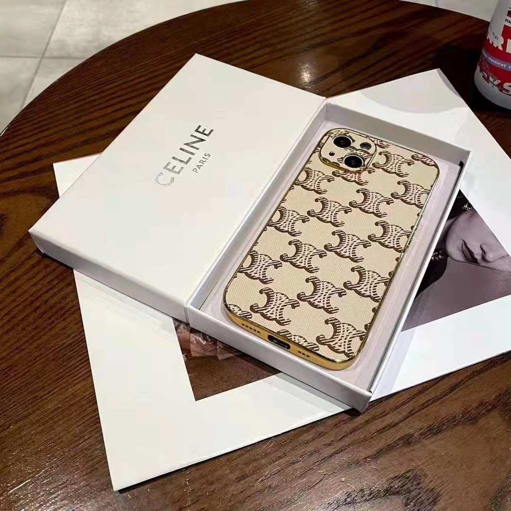 Ốp Điện Thoại Da Mạ Điện Dành Cho iPhone 13 12 11 Pro Max XS XR X 8 7 Plus SE 2020