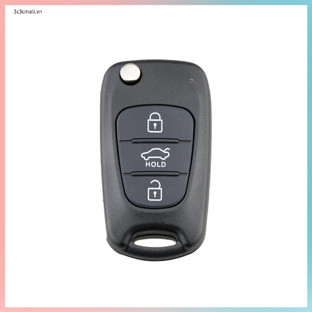 ⚡chất lượng cao⚡3 Flip Remote Key Fob Case Shell With English Letters Spare Parts Shell