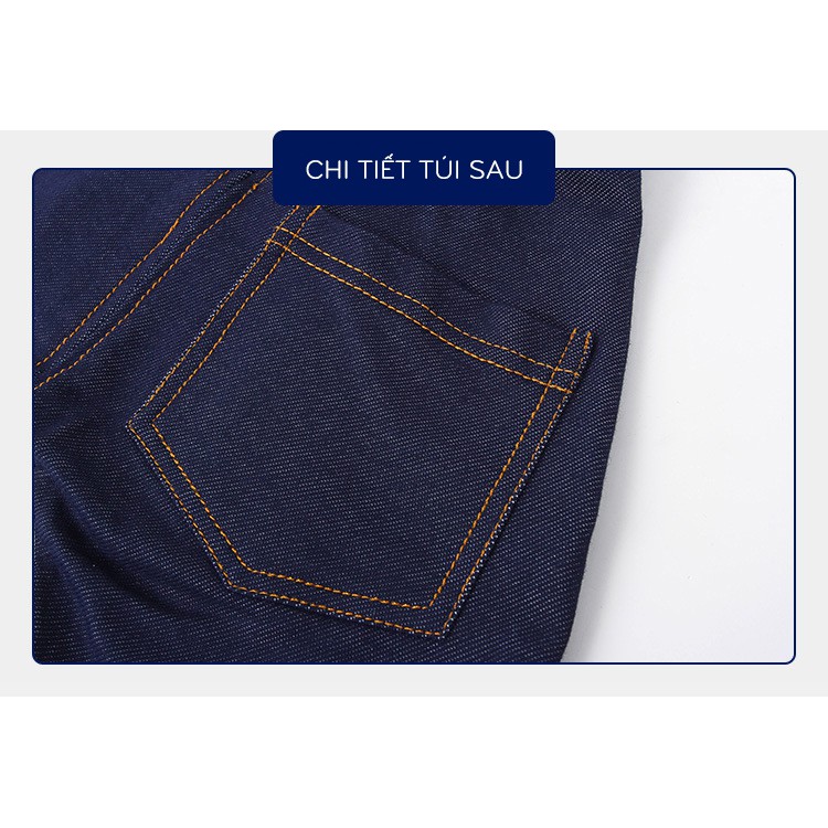 Quần DENIM bé trai WELLKIDS quần thun cao bồi cho bé hàng xuất Âu Mỹ