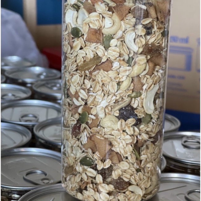 Ngũ cốc yến mạch thơm giòn - Granola hạt dinh dưỡng cho ăn kiêng giảm cân- bữa sáng tiện lợi