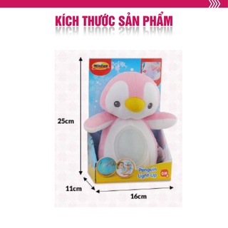 Chim cánh cụt giai điệu nhạc trắng ru ngủ cho trẻ sơ sinh có đèn Winfun 0160 - hộp nhạc ru ngủ cho trẻ sơ sinh