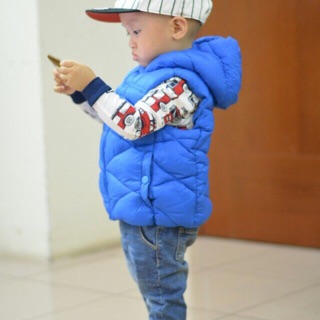 Áo gile phao cho bé trai