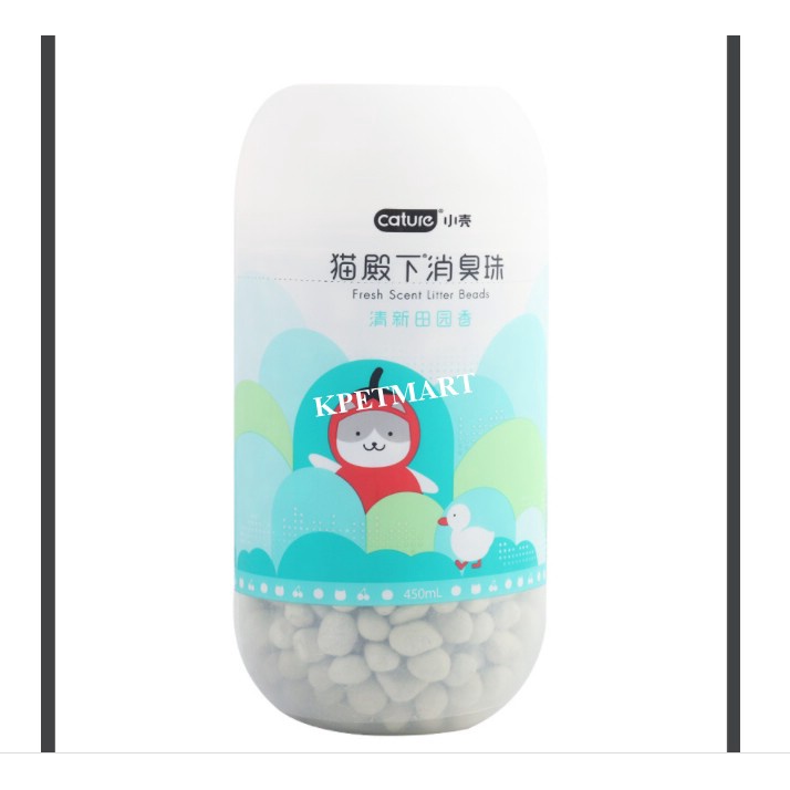 Hạt khử mùi cát vệ sinh cho mèo Cature 450ml