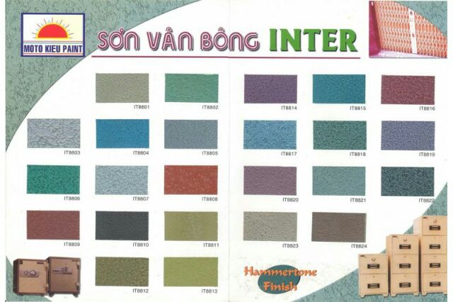 Sơn vân bông inter