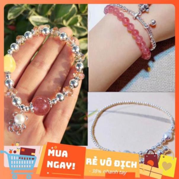 * GIA TOT* [Siêu rẻ] Charm bi bạc 2mm - MH390