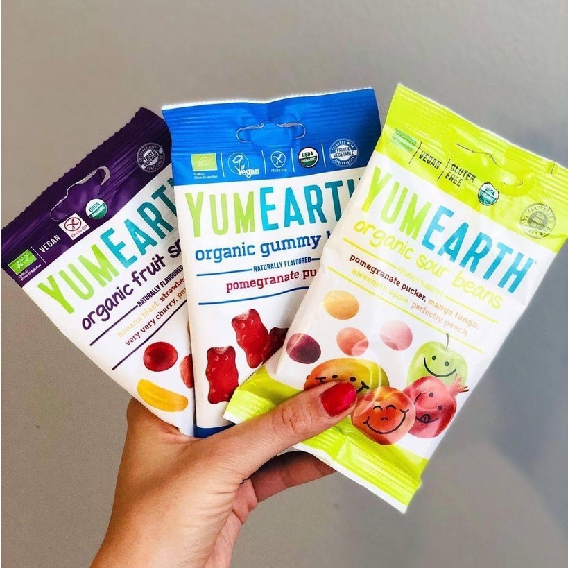 Kẹo Hữu Cơ Yumearth 50g Vị Trái Cây| Kẹo  Organic Cho Bé