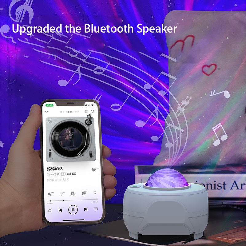 Loa Bluetooth Laser Hình Galaxy 3 Trong 1