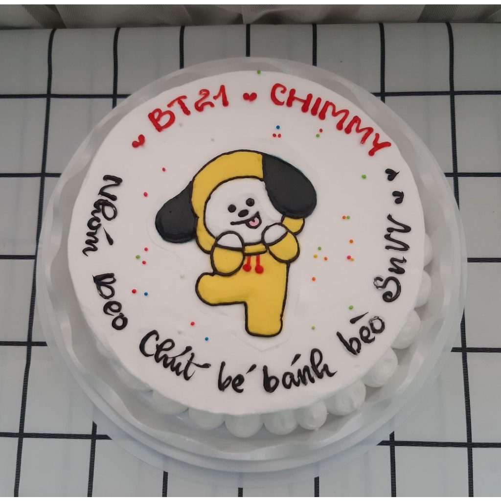 Bánh kem sinh nhật BT21 giá rẻ