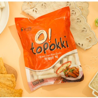 Bánh gạo Hàn Quốc dạng thỏi