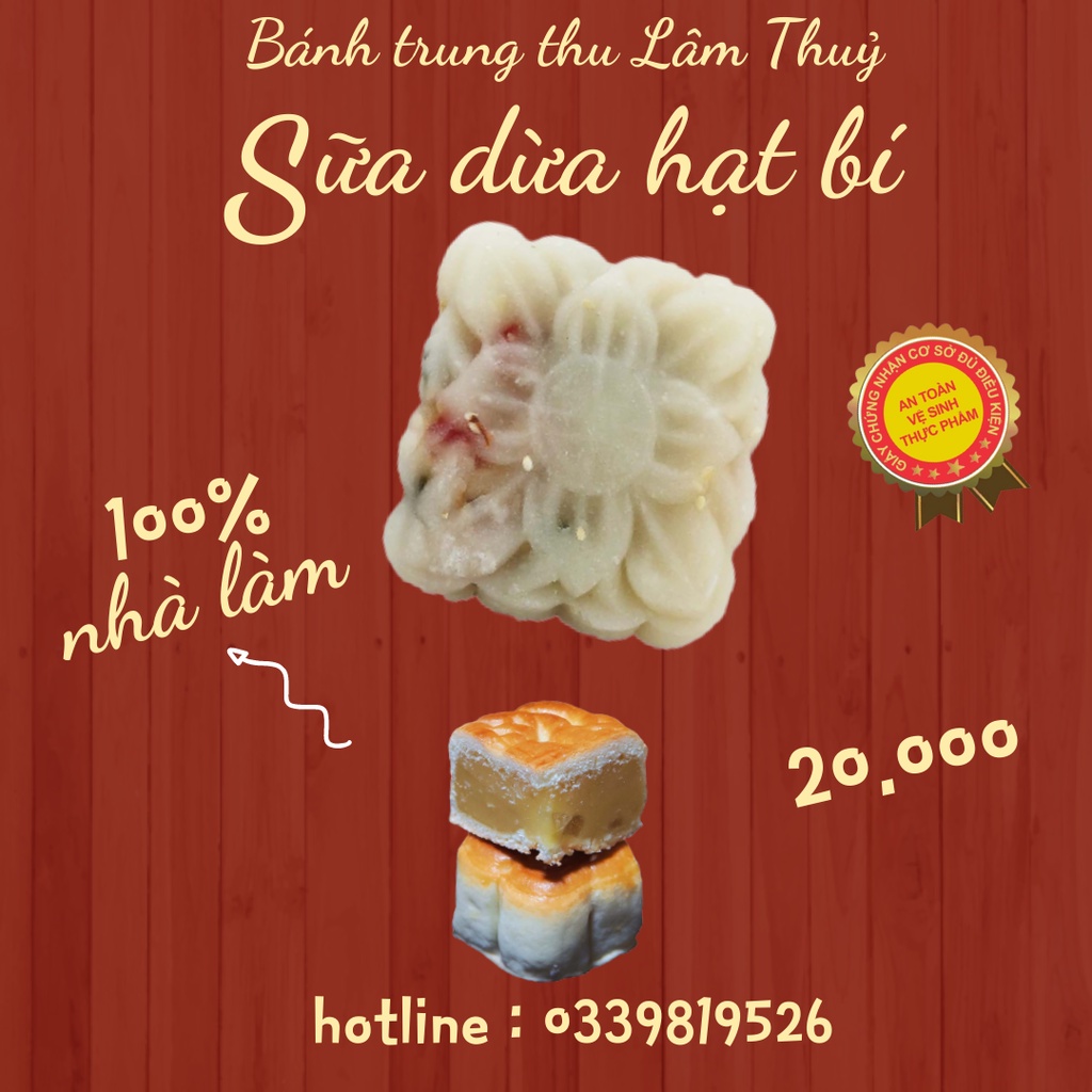 Bánh nướng trung thu Lâm Thủy loại đặc biệt 220gr