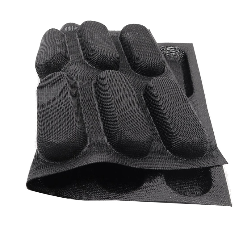 Khuôn Silicone 12 Lỗ Làm Bánh Mì Kiểu Pháp Chống Dính