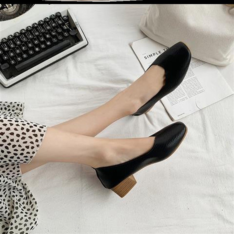 Giày Búp Bê Nữ Gót Vuông Thời Trang 21 Inch | BigBuy360 - bigbuy360.vn