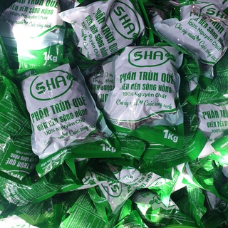 Túi 1kg phân trùn quế viên nén - phân bón tốt cho hoa lan, hoa hồng, hoa cây cảnh, rau sạch